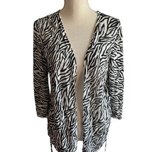 Zebra cardigan